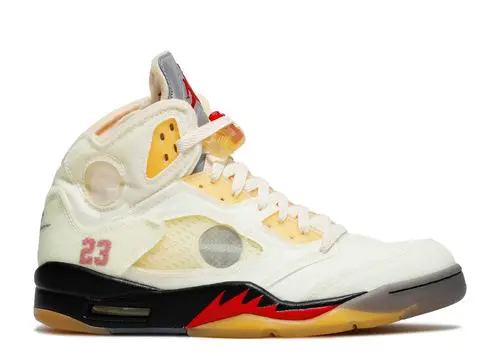 JORDAN RETRO 5 OFF WHITE 