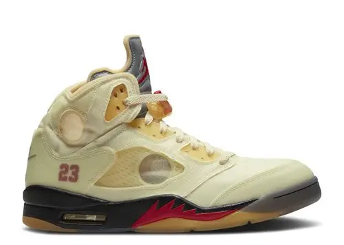 JORDAN RETRO 5 OFF WHITE 