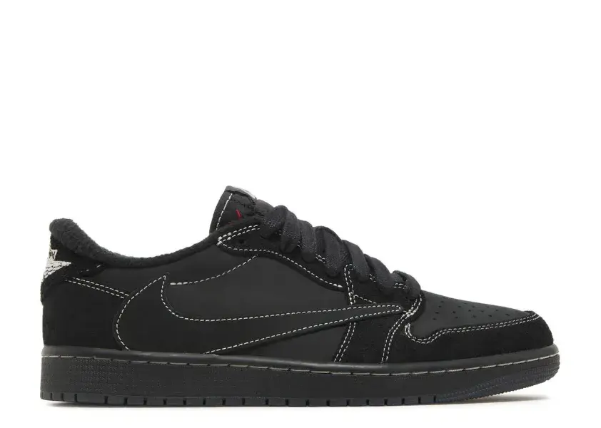 JORDAN 1 LOW BLACK PHANTOM