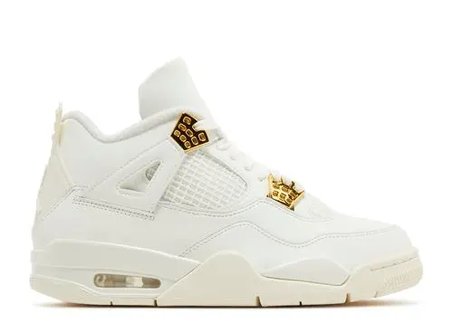 AIR JORDAN RETRO 4 METALLLIC GOLD